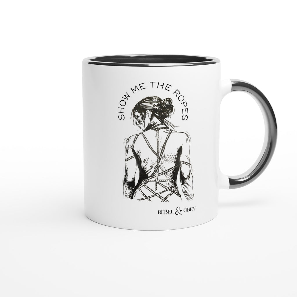 Show me the ropes ceramic mug Rebel & Obey
