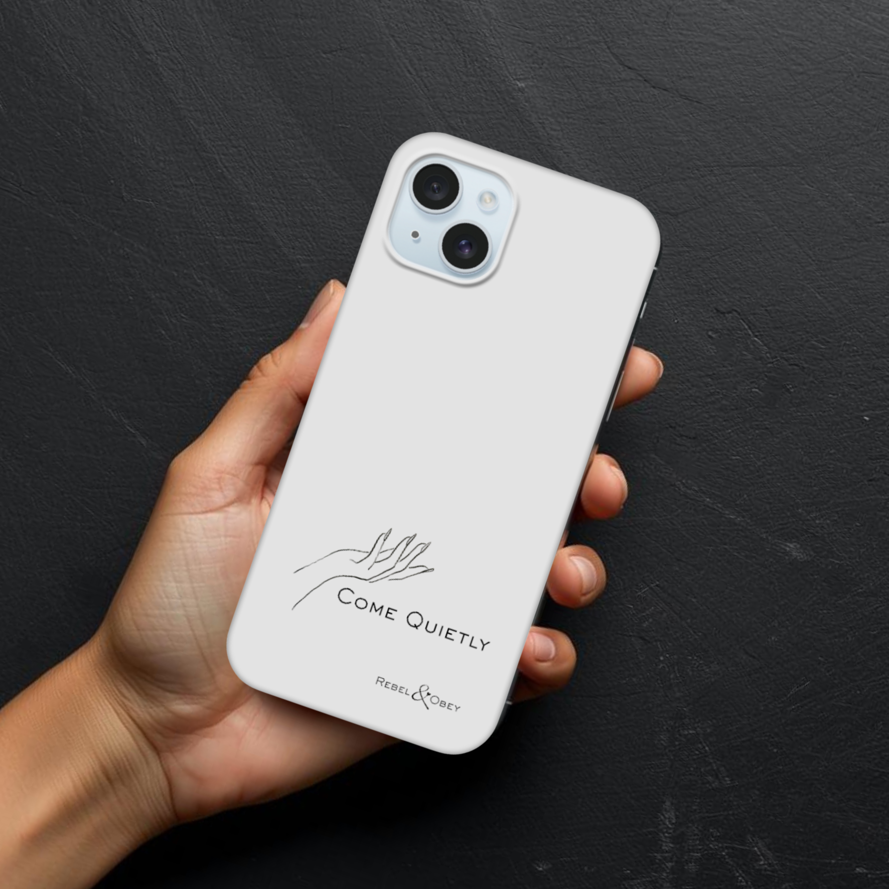 Come quietly phone case