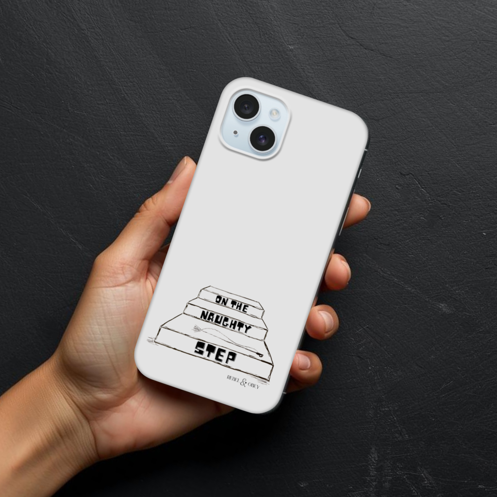 On the naughty step phone case Rebel & Obey