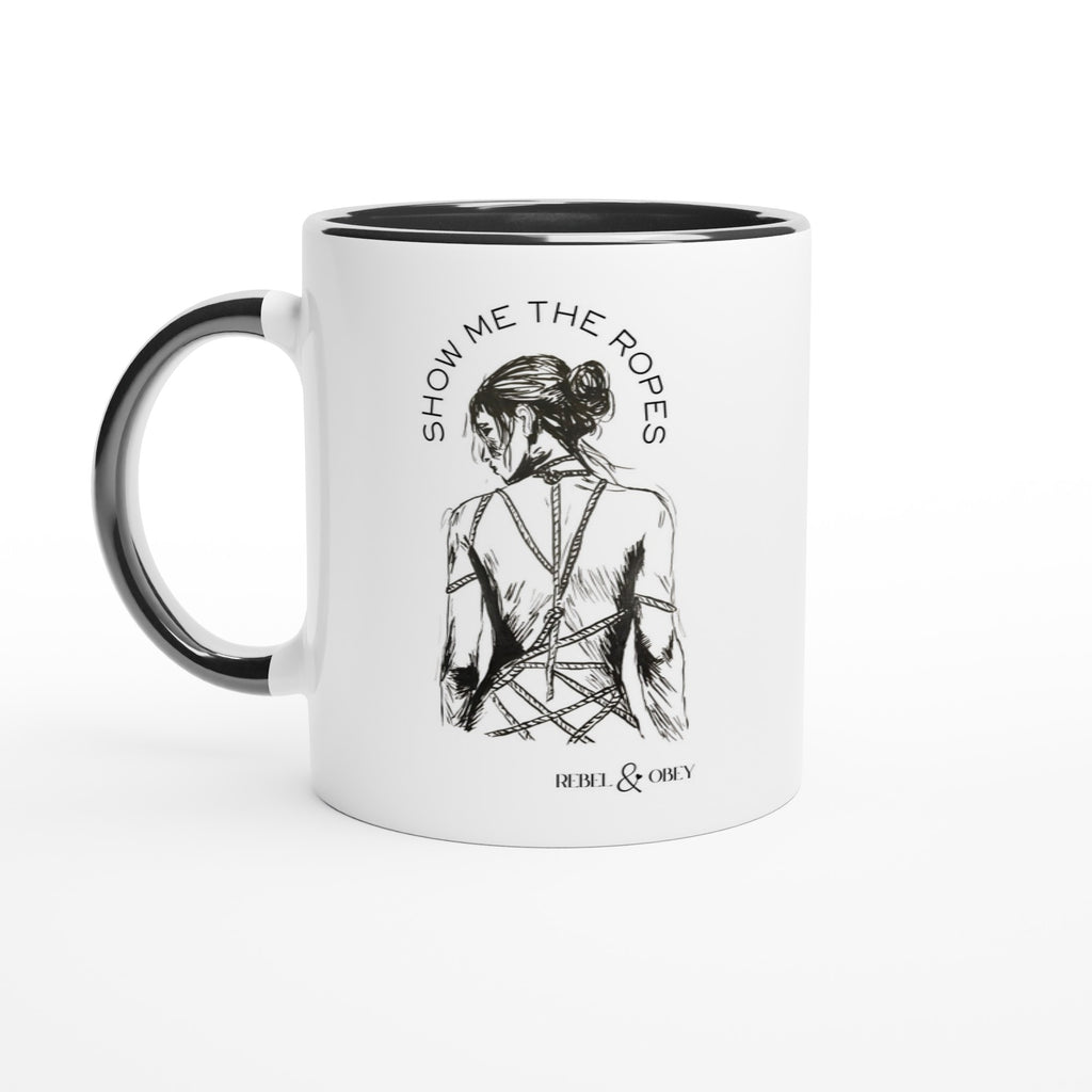 Show me the ropes ceramic mug Rebel & Obey