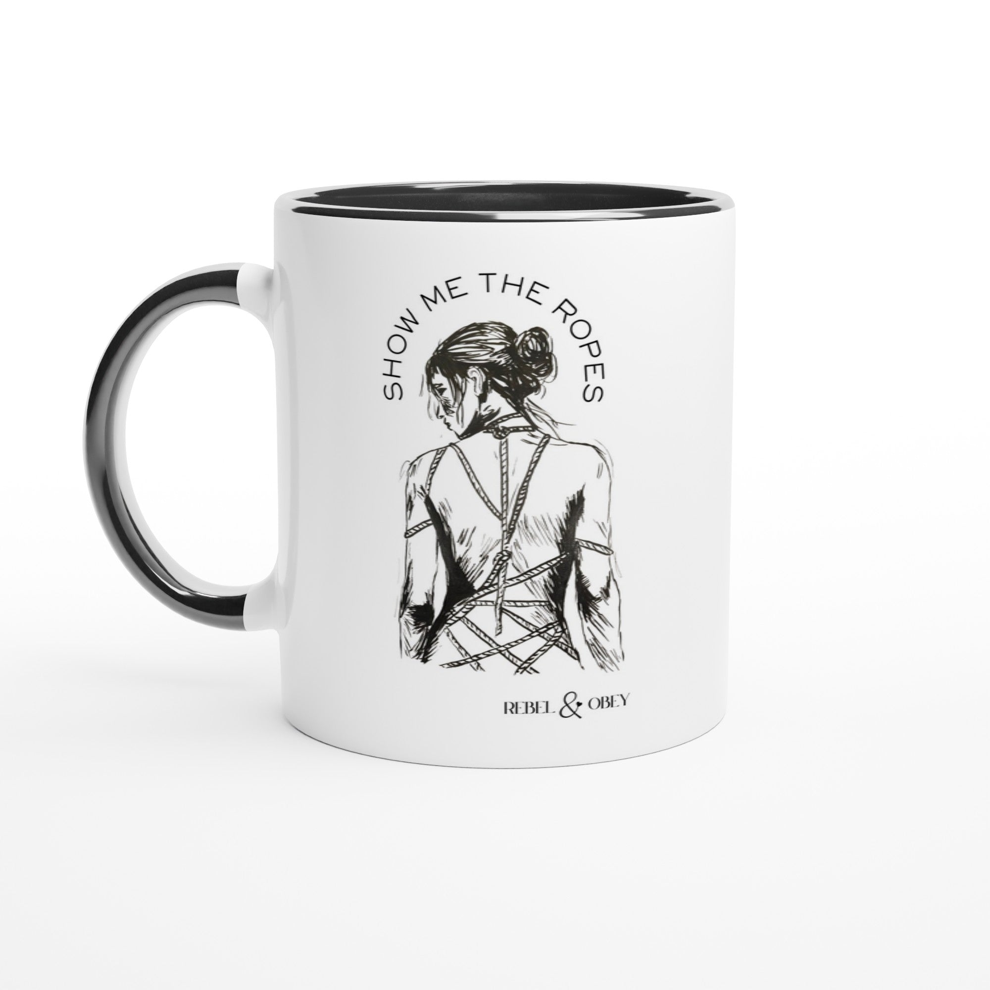 Show me the ropes ceramic mug Rebel & Obey