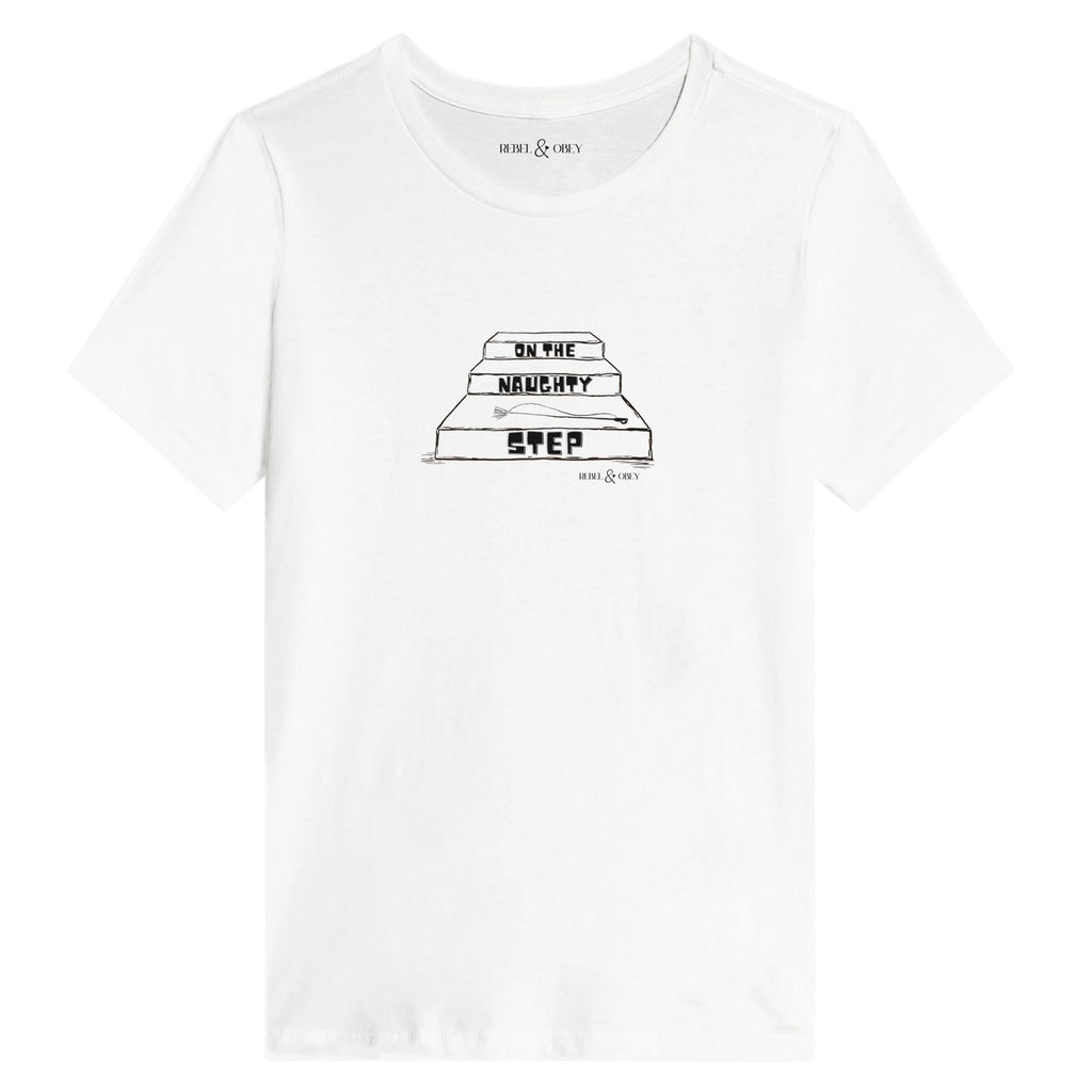 On the naughty step t shirt Rebel & Obey