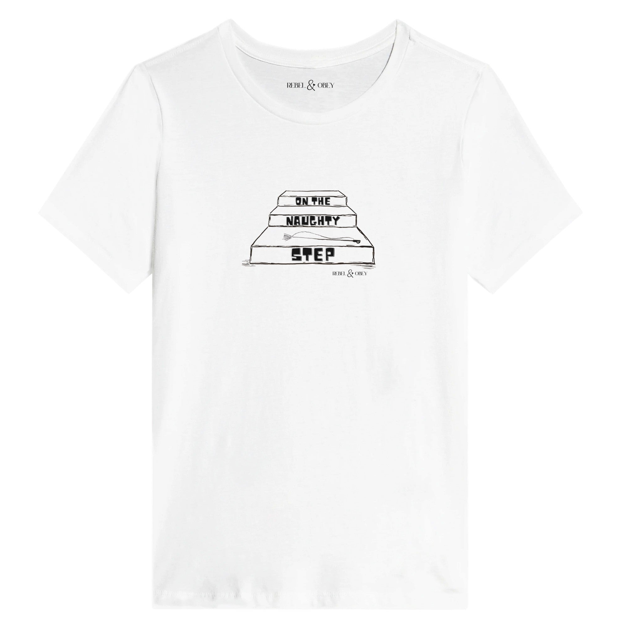 On the naughty step t shirt Rebel & Obey