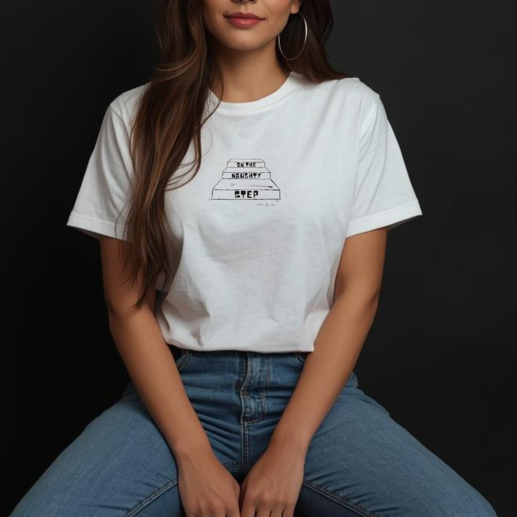 On the naughty step t shirt